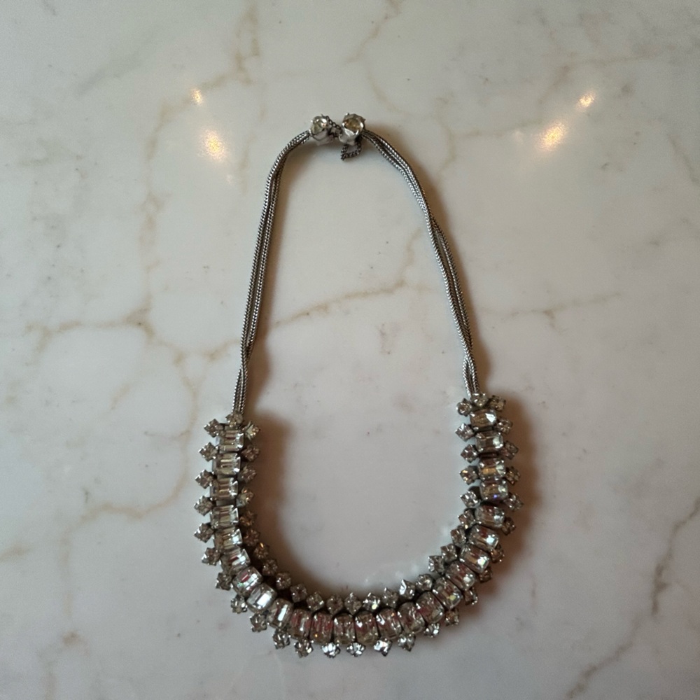 Lovely vintage 1950’s rhinestone choker necklace.